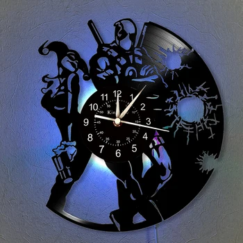 Deadpool Clock 12-Inch Vinyl Record Wall Clock | Modern Home Decor For Marvel Fans | Hanging Lamp 7 Lighting Colors Wall Clock.
Deadpool Clock 12-Inch Vinyl Record Wall Clock | Modern Home Decor For Marvel Fans | Hanging Lamp 7 Lighting Colors Wall Clock.
