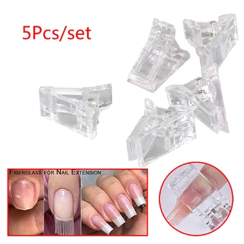 5Pcs Nail Art Tool Plastic Transparent Poly Gel Quick Building Nail Tips Clips Fingernail Extension
5Pcs Nail Art Tool Plastic Transparent Poly Gel Quick Building Nail Tips Clips Fingernail Extension