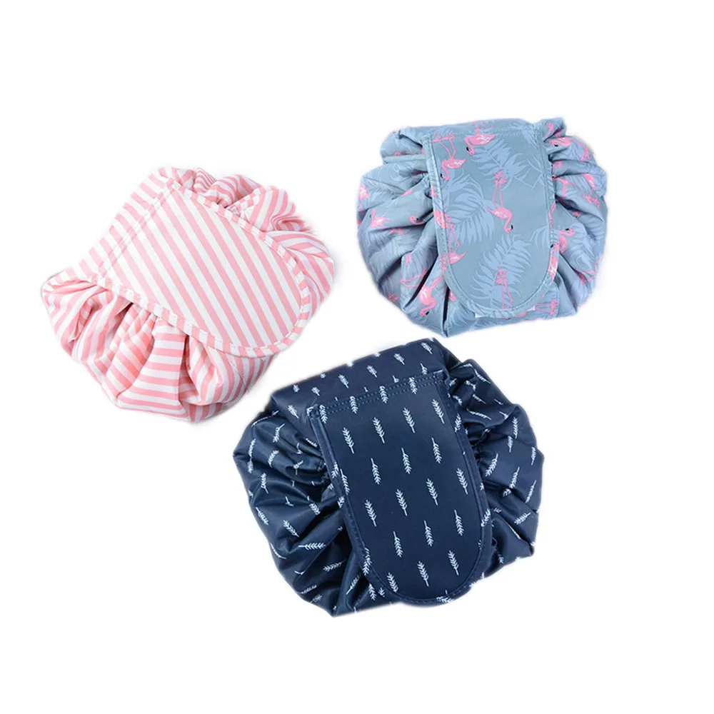 2019 new printing design cosmetic bag drawstring
