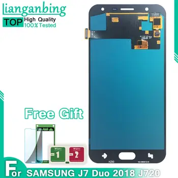 AMOLED 5.5'' LCD for SAMSUNG Galaxy J7 Duo 2018 J720 J720F AMOLED LCD Display Touch Screen Digitizer Assembly
AMOLED 5.5'' LCD for SAMSUNG Galaxy J7 Duo 2018 J720 J720F AMOLED LCD Display Touch Screen Digitizer Assembly