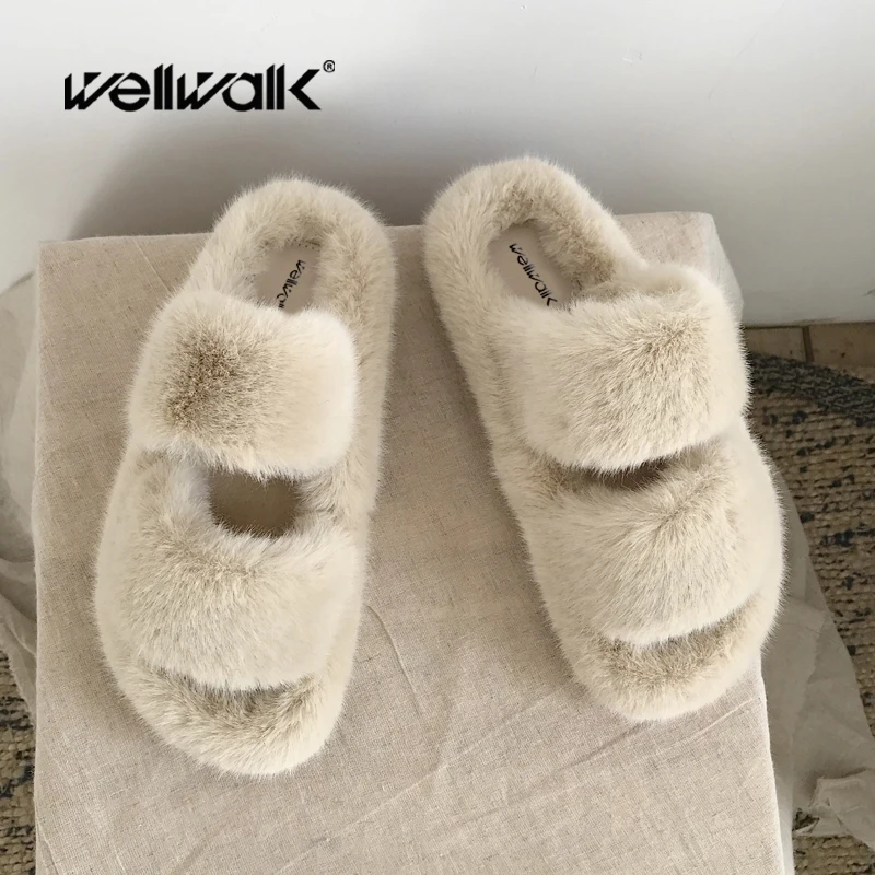 Rabbit Fur Indoor Slippers Women Flat Fluffy & Fuzzy Sliders Foldable Ladies Cross Straps Furry Slides Round Toe Designer Shoes
Rabbit Fur Indoor Slippers Women Flat Fluffy & Fuzzy Sliders Foldable Ladies Cross Straps Furry Slides Round Toe Designer Shoes