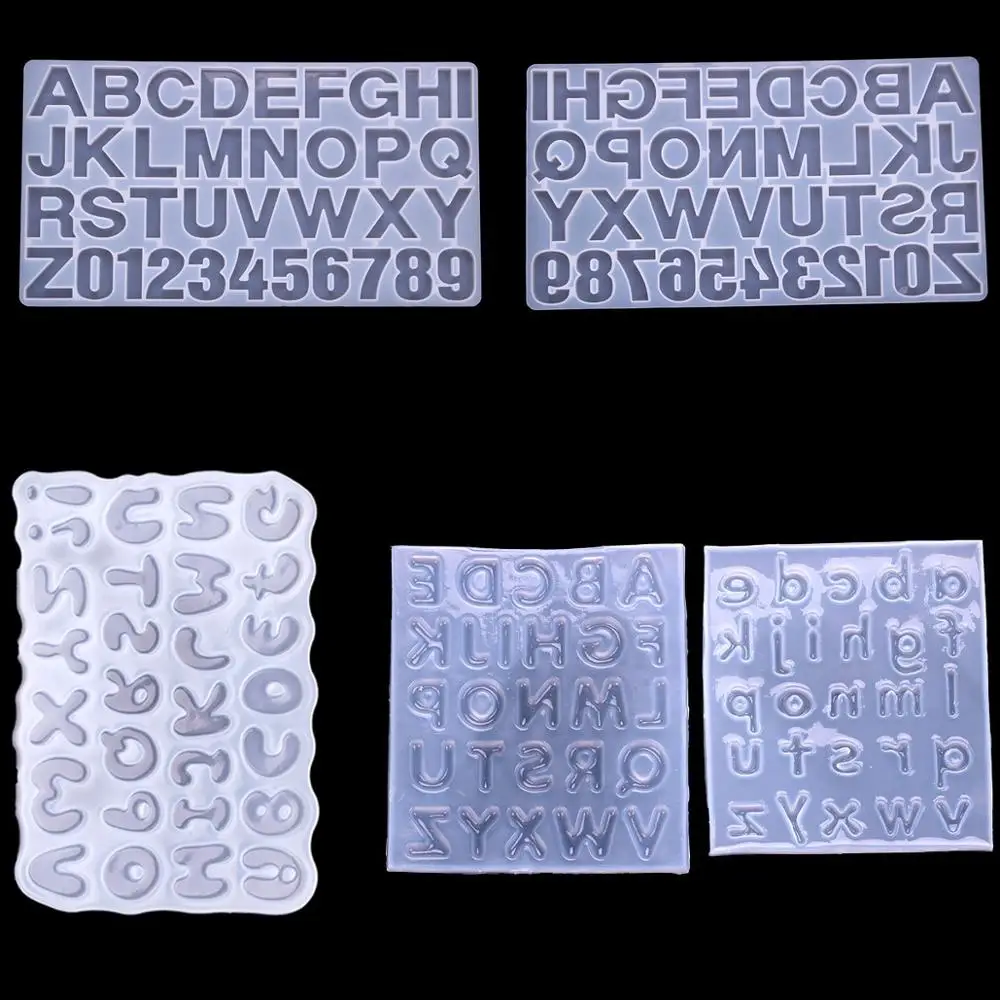 English Alphabet Number Silicone Molds For Epoxy Resin Letter Mould Crafts Decorations Handmade Jewelry Making Tools
English Alphabet Number Silicone Molds For Epoxy Resin Letter Mould Crafts Decorations Handmade Jewelry Making Tools