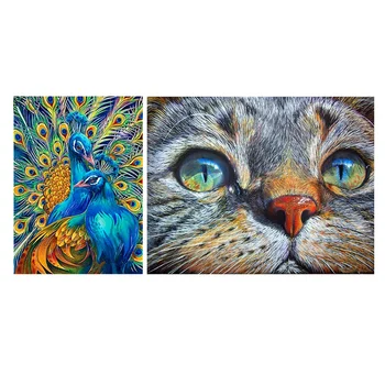 5D Diamond Embroidery Animal Peacock Cross Stitch Diy Diamond Painting Landscape & Full Drill Square Diamond "Cat Face"
5D Diamond Embroidery Animal Peacock Cross Stitch Diy Diamond Painting Landscape & Full Drill Square Diamond "Cat Face"