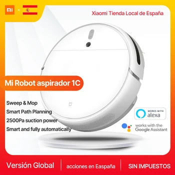 Global Version Xiaomi MI Robot Vacuum Cleaner 1C Wireless Vacuum Cleaner EU Sweep&Mop Sterilize 2500PA Smart Home Auto Dust WIFI
Global Version Xiaomi MI Robot Vacuum Cleaner 1C Wireless Vacuum Cleaner EU Sweep&Mop Sterilize 2500PA Smart Home Auto Dust WIFI