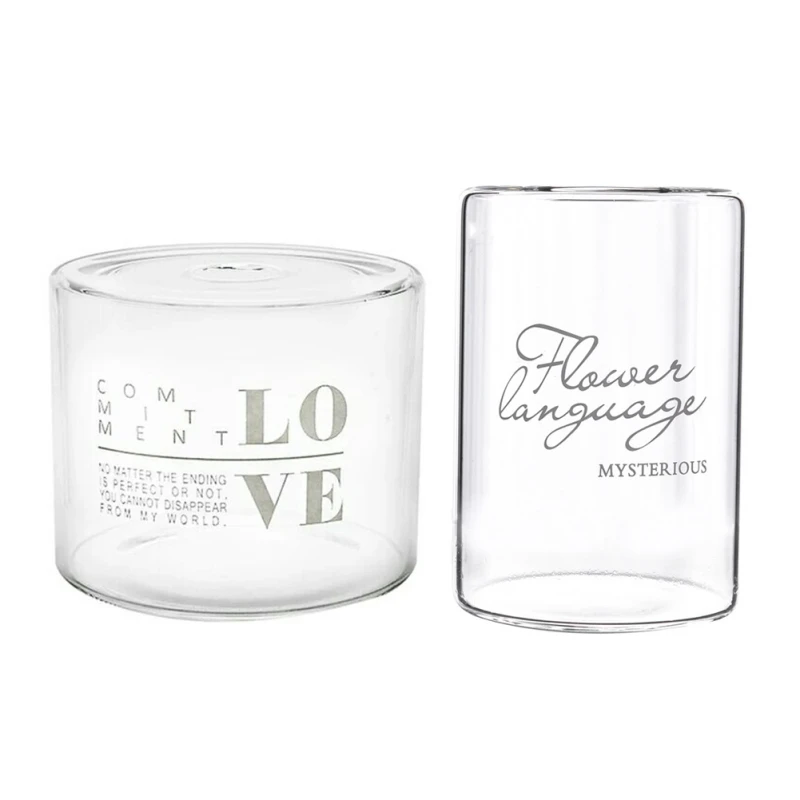 Clear Glass Vase Hyacinth Flower Pot Letter Printed Glass Planter DIY Terrarium Container Decor
Clear Glass Vase Hyacinth Flower Pot Letter Printed Glass Planter DIY Terrarium Container Decor
