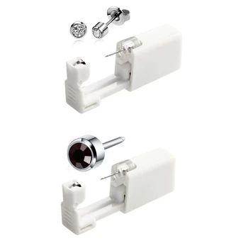 2 Pcs Disposable Ear and Nose Piercing Device Unisex Sterile Frame Ear Piercing Equipment Cubic Zirconia, White & Black
2 Pcs Disposable Ear and Nose Piercing Device Unisex Sterile Frame Ear Piercing Equipment Cubic Zirconia, White & Black