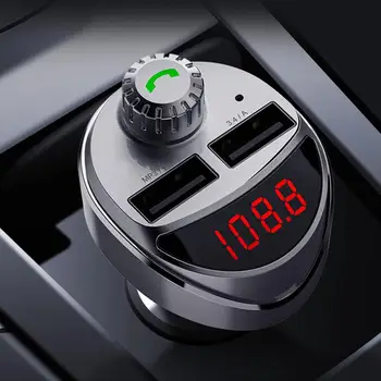 Smart Dual USB Car Charger Adapter FM Transmitter Bluetooth Car Audio MP3 Player Support TF Card Hands-Free Calling Car Kit
Smart Dual USB Car Charger Adapter FM Transmitter Bluetooth Car Audio MP3 Player Support TF Card Hands-Free Calling Car Kit