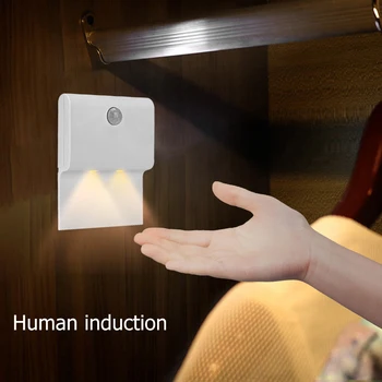 LED Square Motion Sensor Night Lights PIR Induction Under Cabinet Light Closet Lamp for Stairs Kitchen
LED Square Motion Sensor Night Lights PIR Induction Under Cabinet Light Closet Lamp for Stairs Kitchen