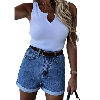 Women Shorts Casual Denim Shorts High Waist Slim Summer Jeans Shorts Feminino Chic Hot Ladies Bottom
Women Shorts Casual Denim Shorts High Waist Slim Summer Jeans Shorts Feminino Chic Hot Ladies Bottom