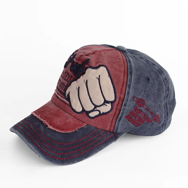 Baseball Cap Men Women Trend Fist Personality Cap Shading Hat Made Old Outdoor Sun Protection Cotton
Baseball Cap Men Women Trend Fist Personality Cap Shading Hat Made Old Outdoor Sun Protection Cotton