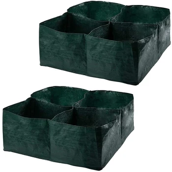 Garden Vegetable Planting Bag-4 Grid Square Garden Planting Bag for Outdoor Fragrant Flower Vegetable Planting 2 Packs
Garden Vegetable Planting Bag-4 Grid Square Garden Planting Bag for Outdoor Fragrant Flower Vegetable Planting 2 Packs