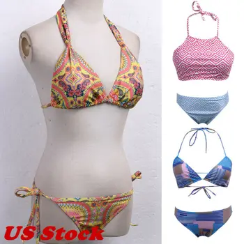 Women Push Up Padded Bra G-string Thong Two Pieces Bikini Bathing suits Swimwear
Women Push Up Padded Bra G-string Thong Two Pieces Bikini Bathing suits Swimwear
