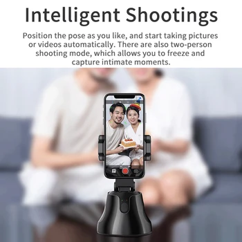 Selfie Shooting Smart Phone Holder 360 Degrees Rotation Object Auto Tracking Face Tracking Phone Holder SP99
Selfie Shooting Smart Phone Holder 360 Degrees Rotation Object Auto Tracking Face Tracking Phone Holder SP99