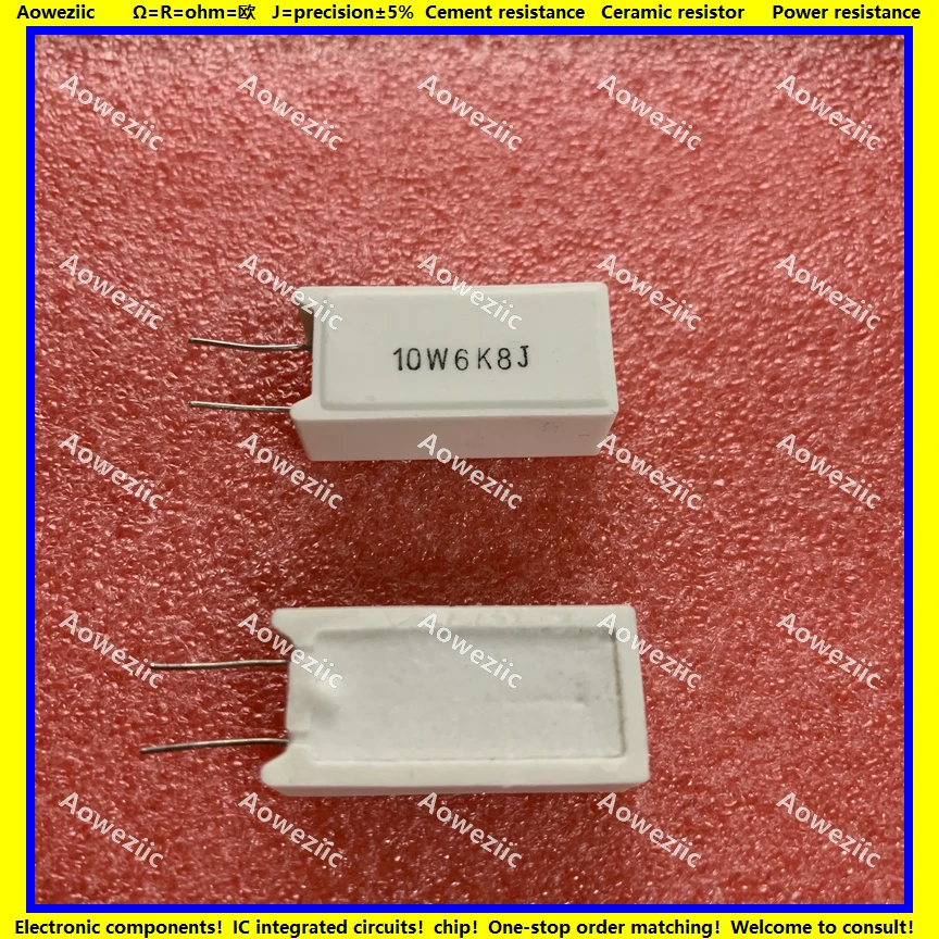 10 шт 10W6K8J RX27-5 вертикальное сопротивление цемента 10 Вт 6,8 K Ом 6.8KR 6.8KRJ 6800R керамическое сопротивление точность 5% Сопротивление мощности
10 шт 10W6K8J RX27-5 вертикальное сопротивление цемента 10 Вт 6,8 K Ом 6.8KR 6.8KRJ 6800R керамическое сопротивление точность 5% Сопротивление мощности