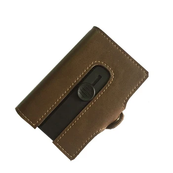 2020 Genuine Leather Card Holder Men And Women Smart Card Wallet HASP Mini Coin Purse RFID Blocking Card Package
2020 Genuine Leather Card Holder Men And Women Smart Card Wallet HASP Mini Coin Purse RFID Blocking Card Package