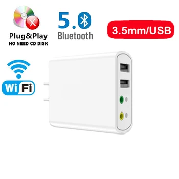 Bluetooth 5.0 Receiver Transmitter 3.5mm audio jack Wireless 4 in 1 Stereo Music Adapters Dongle send for PC projector MP3 Radio
Bluetooth 5.0 Receiver Transmitter 3.5mm audio jack Wireless 4 in 1 Stereo Music Adapters Dongle send for PC projector MP3 Radio