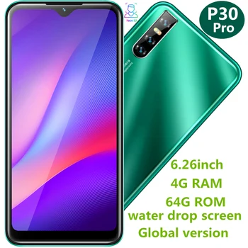 P30 Pro smartphones quad core Water drop 6.26inch 19:9 IPS 4G RAM 64GROM 13mp Face ID unlocked android mobile phones celulares
P30 Pro smartphones quad core Water drop 6.26inch 19:9 IPS 4G RAM 64GROM 13mp Face ID unlocked android mobile phones celulares