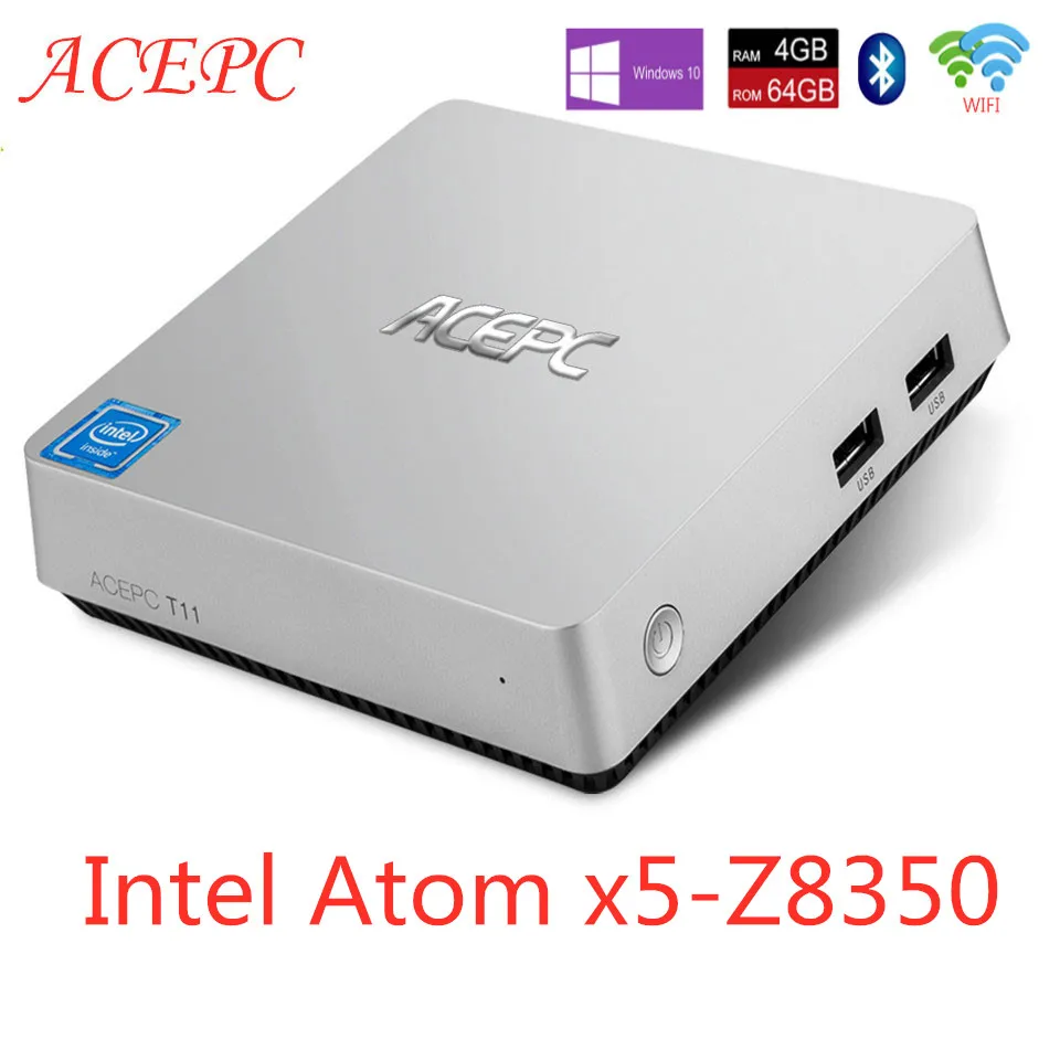 Mini PC Intel Atom X5-Z8350 1.92GHz 4GB DDR3 64GB EMMC Windows 10 2.5inch HDD Dual Band WIFI 1000M LAN Mini Computer Desktop PC
Mini PC Intel Atom X5-Z8350 1.92GHz 4GB DDR3 64GB EMMC Windows 10 2.5inch HDD Dual Band WIFI 1000M LAN Mini Computer Desktop PC