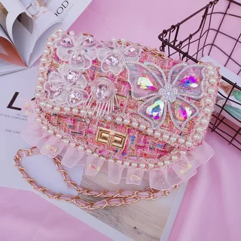 luxury handmade lady shoulder hand bag pinky lolita style sweet purse with gauze ruffle butterfly crystals pearls girl's bag
luxury handmade lady shoulder hand bag pinky lolita style sweet purse with gauze ruffle butterfly crystals pearls girl's bag