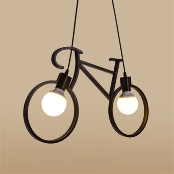 Thrisdar Creative Personality Bicycle Pendant Light E27 Restaurant Bar bicycle hanging lamp children's room bedroom Pendant Lamp
Thrisdar Creative Personality Bicycle Pendant Light E27 Restaurant Bar bicycle hanging lamp children's room bedroom Pendant Lamp