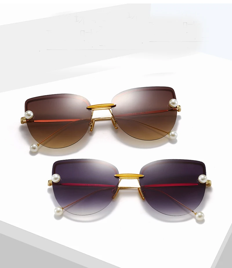 2019 Cat Eye Sunglasses Charming Fashion Women UV400 Metal Frame Pearl Lady Sunglasses Sexy Retro Stylish UV400 Glasses Shades
2019 Cat Eye Sunglasses Charming Fashion Women UV400 Metal Frame Pearl Lady Sunglasses Sexy Retro Stylish UV400 Glasses Shades