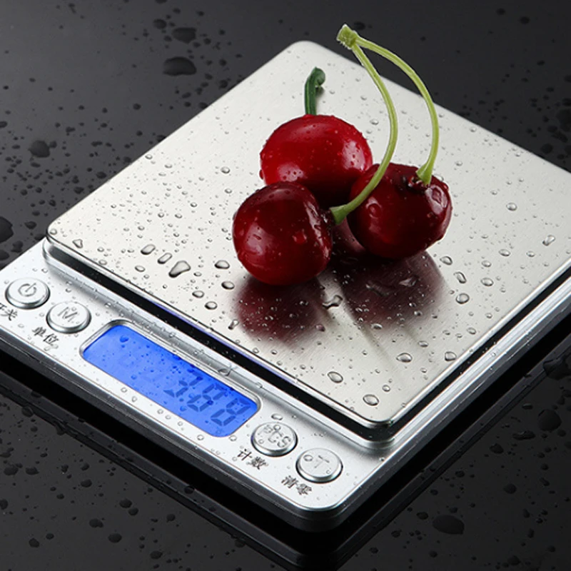 LCD Digital Scales Balance Scale Kitchen Tea Baking Weighing Scale Mini Precision Electronic Grams Weight 500g/1/2/3kg 0.01/0.1g
LCD Digital Scales Balance Scale Kitchen Tea Baking Weighing Scale Mini Precision Electronic Grams Weight 500g/1/2/3kg 0.01/0.1g