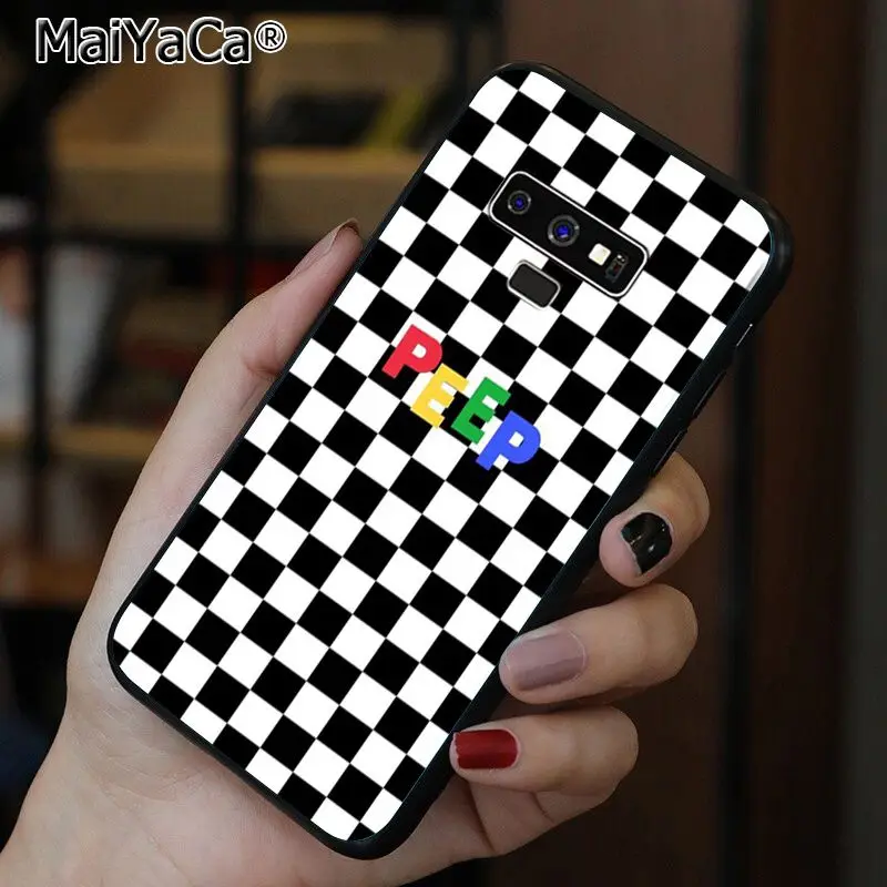 Black and white chess board