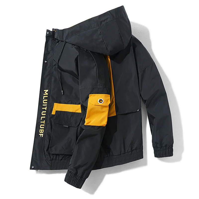 Men Streetwear Jackets Hip Hop Bomber Jacket 2022 Man Harajuku Muti Pockets Cargo Outwear Harajuku Overcoat
Men Streetwear Jackets Hip Hop Bomber Jacket 2022 Man Harajuku Muti Pockets Cargo Outwear Harajuku Overcoat