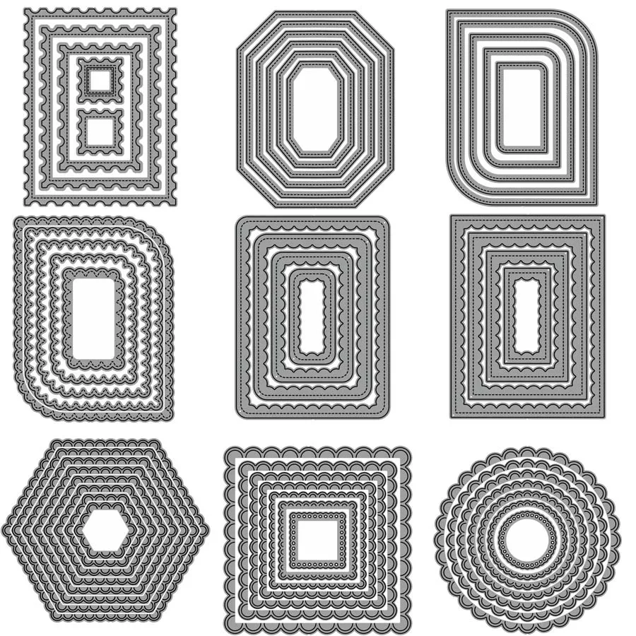 Metal Cutting Dies for Scrapbooking Geometry Background Craft Album Embossing Folder Stencils Maker Photo Template Decoration
Metal Cutting Dies for Scrapbooking Geometry Background Craft Album Embossing Folder Stencils Maker Photo Template Decoration