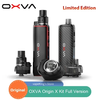 Original OXVA Origin X Kit Full Version All In One Kit 60W 3.2ml Pod with L-shaped DC RBA Tank E-cig Vaporizer Limited Edition
Original OXVA Origin X Kit Full Version All In One Kit 60W 3.2ml Pod with L-shaped DC RBA Tank E-cig Vaporizer Limited Edition