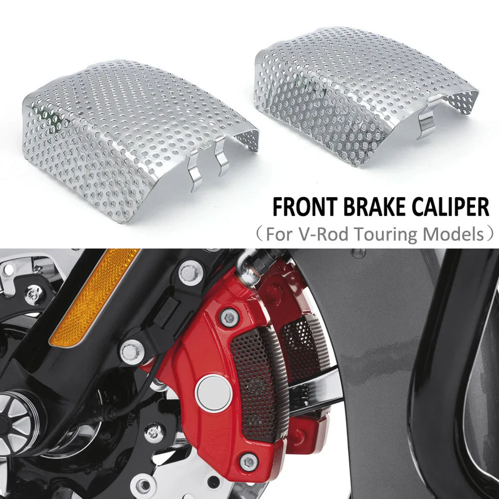 Black Stainless Steel Protective Cap Motorcycle Front Brake Caliper Cover For Touring V-Rod Models 2006-2019 2018 2017 2016 2015
Black Stainless Steel Protective Cap Motorcycle Front Brake Caliper Cover For Touring V-Rod Models 2006-2019 2018 2017 2016 2015