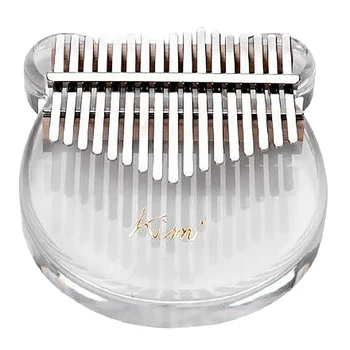 KIMI 17 Key Kalimba Acrylic Thumb Piano Transparent Keyboard Instrument with Tuner Hammer + Gig Bag + Sticks
KIMI 17 Key Kalimba Acrylic Thumb Piano Transparent Keyboard Instrument with Tuner Hammer + Gig Bag + Sticks