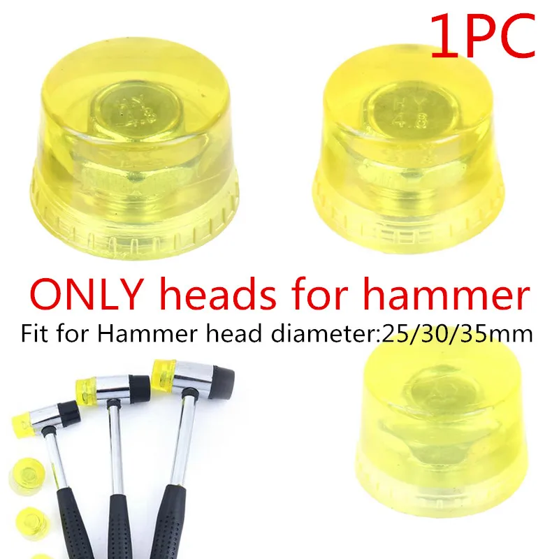 Double Face Soft Touch Hammer Head Plastic Coated Grip Double Head Rubber Hammer Handheld Tool Leather DIY Tool 25/30/35mm
Double Face Soft Touch Hammer Head Plastic Coated Grip Double Head Rubber Hammer Handheld Tool Leather DIY Tool 25/30/35mm