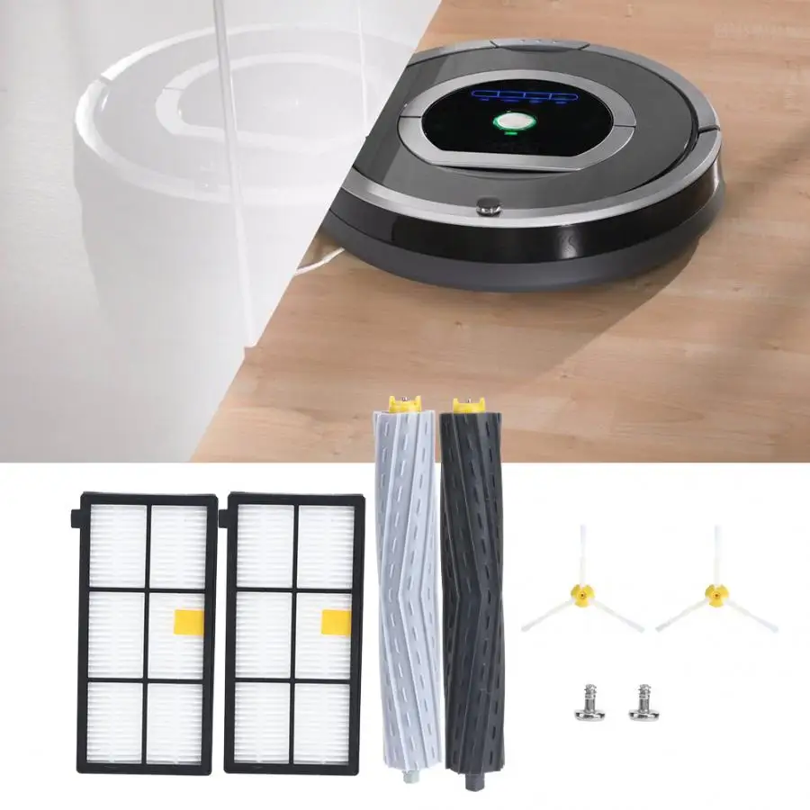 Sweeping Robot Parts Sweeping Robot Main Side Brush Filter Replacement Accessories Kit Fit for 800/900 Series Cleaner
Sweeping Robot Parts Sweeping Robot Main Side Brush Filter Replacement Accessories Kit Fit for 800/900 Series Cleaner