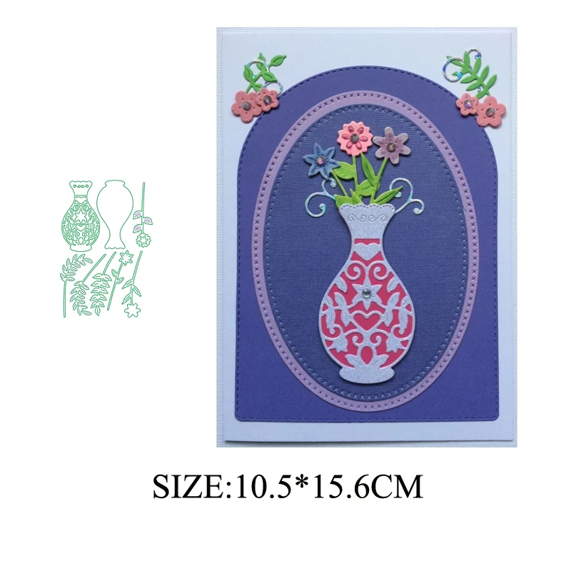 Craft Metal cutting dies cut die mold Vase and Flowers Scrapbook paper craft knife mould blade punch stencils dies 2019 NEW
Craft Metal cutting dies cut die mold Vase and Flowers Scrapbook paper craft knife mould blade punch stencils dies 2019 NEW