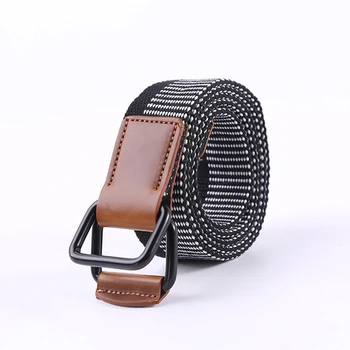 Best Unisex belt simple canvas Alloy Double ring buckle Men belt casual simple solid color Men and Women cowboy belt
Best Unisex belt simple canvas Alloy Double ring buckle Men belt casual simple solid color Men and Women cowboy belt