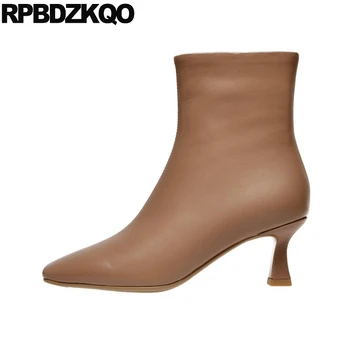 square toe 2019 retro high heel fur ankle booties winter genuine leather stiletto brown boots ladies luxury brand shoes women
square toe 2019 retro high heel fur ankle booties winter genuine leather stiletto brown boots ladies luxury brand shoes women