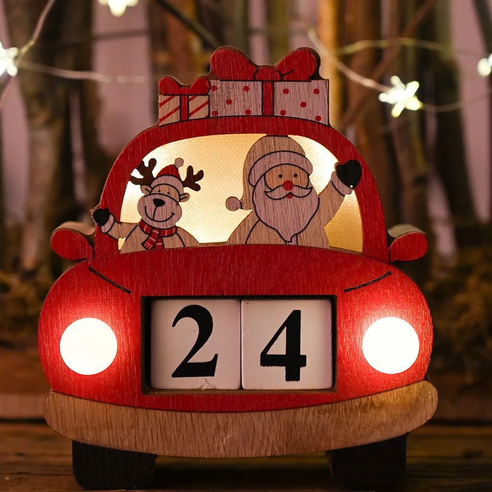 Christmas Countdown Advent Calendar with Lights Wooden Ornaments Creative Props Decoration Light Calendar navidad 2020 #N
Christmas Countdown Advent Calendar with Lights Wooden Ornaments Creative Props Decoration Light Calendar navidad 2020 #N