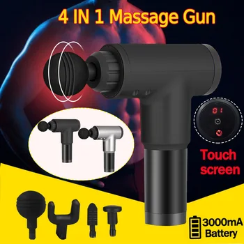 4400r/min Therapy Massager 4 Gears Deep Tissue Muscle Massager Pain Sport Massage Machine Relax Body Slimming Relief with Bag
4400r/min Therapy Massager 4 Gears Deep Tissue Muscle Massager Pain Sport Massage Machine Relax Body Slimming Relief with Bag