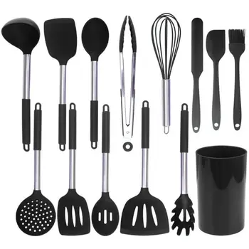 14pcs/set Non Stick Silicone Kitchen Cooking Utensils Spatula Spoon Egg Beater Cookware Kitchenware Heat Resistant
14pcs/set Non Stick Silicone Kitchen Cooking Utensils Spatula Spoon Egg Beater Cookware Kitchenware Heat Resistant