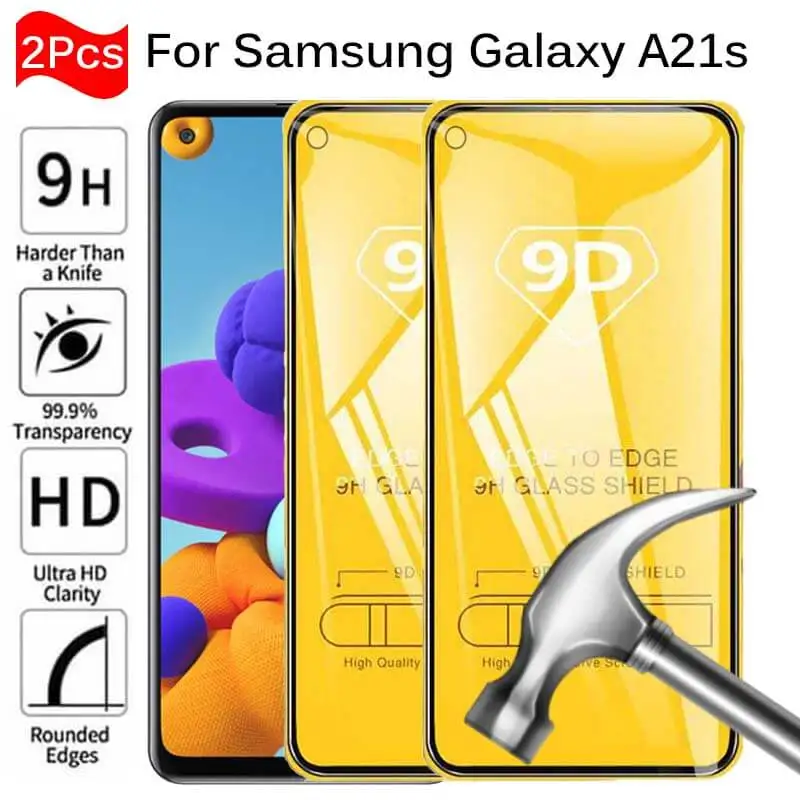 Защитное стекло для Samsung Galaxy A02 A32 A21s A12 A51 a217F 2 шт. | Мобильные телефоны и аксессуары