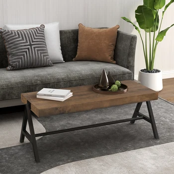 Coffee Table for Living Room Thickened Design Center Table with Metal Legs Durable Metal Frame Easy Assembly Home Furniture
Coffee Table for Living Room Thickened Design Center Table with Metal Legs Durable Metal Frame Easy Assembly Home Furniture