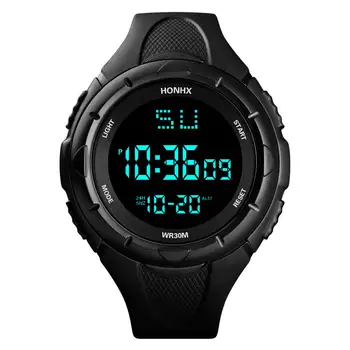 

Simple Digital LED Watch Men HONHX Date Sport Men Outdoor Electronic Watch Casual Sport LED Wristwatches Reloj Deportivo Hombre