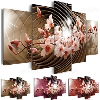 Modular Canvas Prints Poster Living Room Wall Art 5 Pieces Orchid Flowers Painting Equisite Background Pictures Home Decor
Modular Canvas Prints Poster Living Room Wall Art 5 Pieces Orchid Flowers Painting Equisite Background Pictures Home Decor
