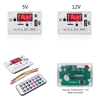 MP3 Decoder Board Bluetooth Car FM Radio Module Supports FM TF USB AUX Recorder High Quality
MP3 Decoder Board Bluetooth Car FM Radio Module Supports FM TF USB AUX Recorder High Quality