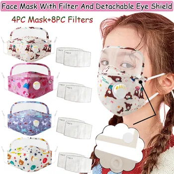 4PCS Fast Delivery Child Dustproof Eye Protection Outdoor Face Protective Face Mask With Eyes Shield + 8 Filters Mascarilla
4PCS Fast Delivery Child Dustproof Eye Protection Outdoor Face Protective Face Mask With Eyes Shield + 8 Filters Mascarilla
