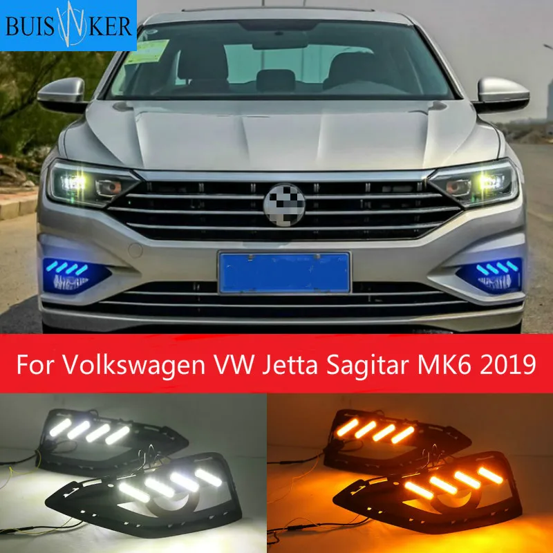 Для Volkswagen VW Jetta Sagitar MK6 2019 вождения светодиодный DRL Дневной светильник противотуманная фара
Для Volkswagen VW Jetta Sagitar MK6 2019 вождения светодиодный DRL Дневной светильник противотуманная фара