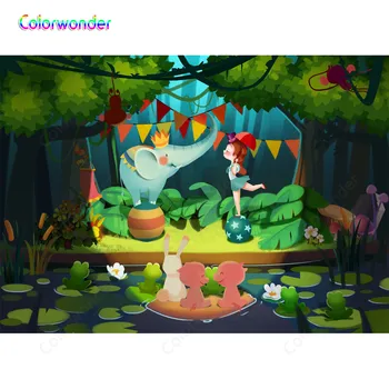 The Lotus Circus Performs Elephant Monkey Bunny Baby Shower Photography Backdrop Photographic Backgrounds For Photo Studio Vinyl 
The Lotus Circus Performs Elephant Monkey Bunny Baby Shower Photography Backdrop Photographic Backgrounds For Photo Studio Vinyl