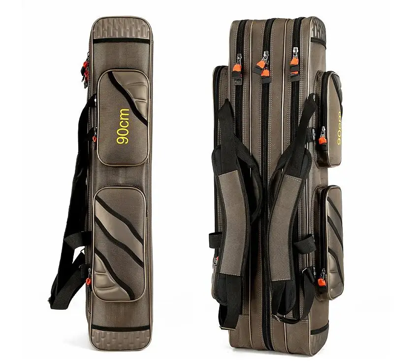 3 Layer Fishing Bags For Fishing Rod Tackel Accessory 80cm 90cm 100cm 120cm Waterproof Fishing bag Multifunctional Backpack J247
3 Layer Fishing Bags For Fishing Rod Tackel Accessory 80cm 90cm 100cm 120cm Waterproof Fishing bag Multifunctional Backpack J247