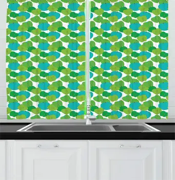 Seafoam Apple Green Apple Kitchen Curtains Continuous Halved and Whole Abstract Colored Fruits Window Drapes
Seafoam Apple Green Apple Kitchen Curtains Continuous Halved and Whole Abstract Colored Fruits Window Drapes